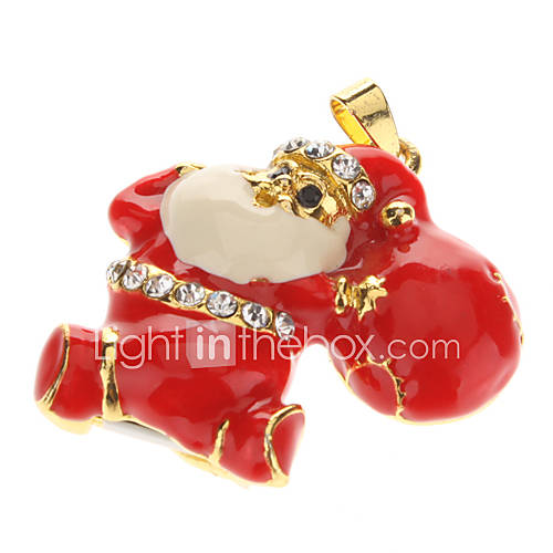 Metal Santa Claus Package Model USB 4GB