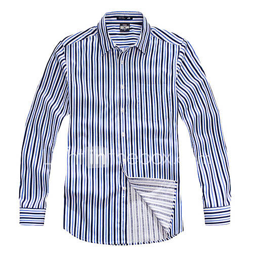 Stripe 100% Cotton Mens Casual Shirt