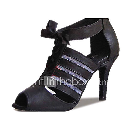 Customized Womens Leather Upper Dance Shoes