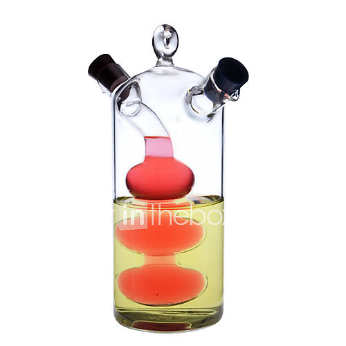 2 in 1 Creative Gourd Style Glass Oil Vinegar Dispenser