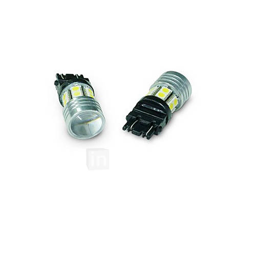 3157 3057 3357 3457 4157 White CREE 12 SMD Led Stop Parking Tall Backup Lights 1 Pair