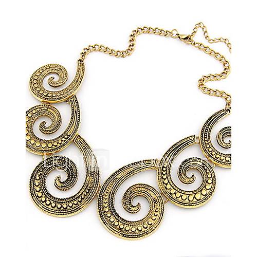 Fashion Helix Alloy Womens Necklace