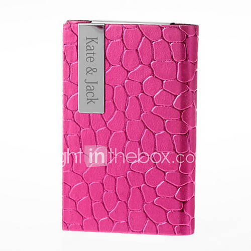 Personalized Side Opening Cardcase With Irregular Pattern