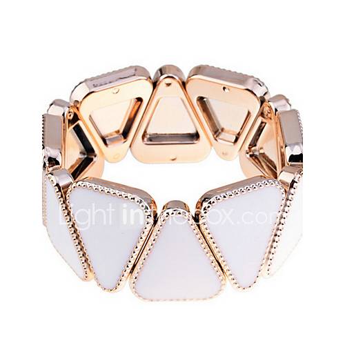 Enamel Triangle Shape Elastic Bracelet(More Colors)