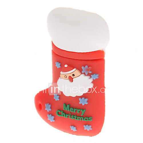 Plastic Christmas Stocking Model USB 32GB