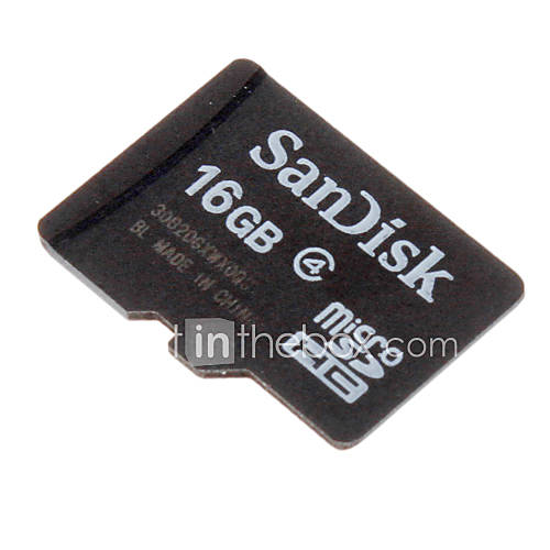 SanDisk TF MicroSDHC Card 16GB Class 4