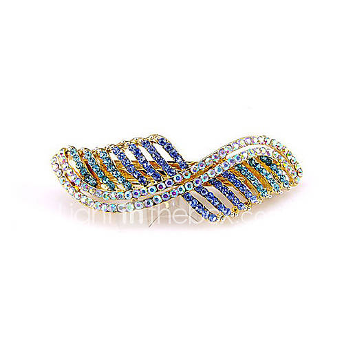 Fashion Alloy Barrette With Rhinestone For Casual Occasion