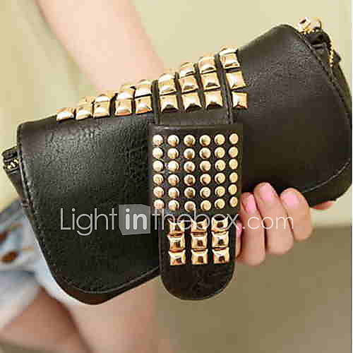 Fashion Punk Rivet Mini Clutch