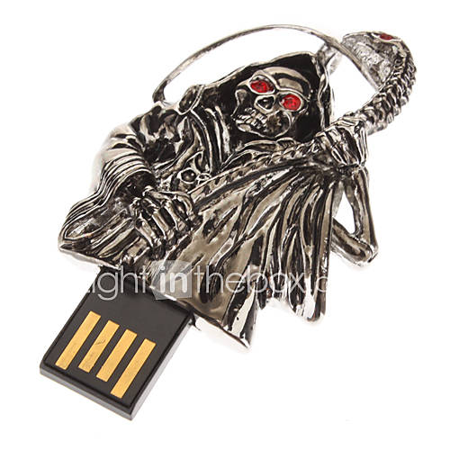 Metal Silver Death Model USB 16GB