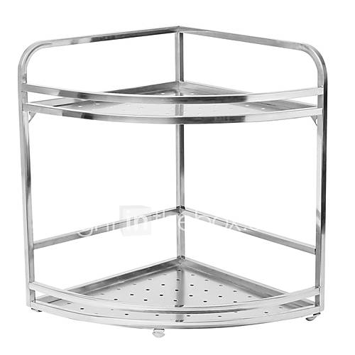 Racks,Silver Stainless Steel Multi Functional Kitchen Shelves