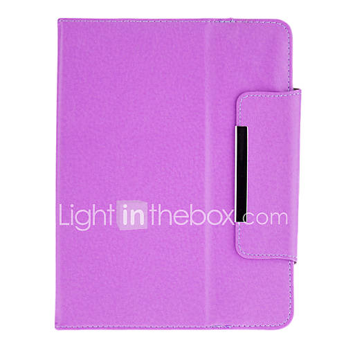 Fashion Design Protectiove Case with Stand for 8 Inch Tablet(Purple)