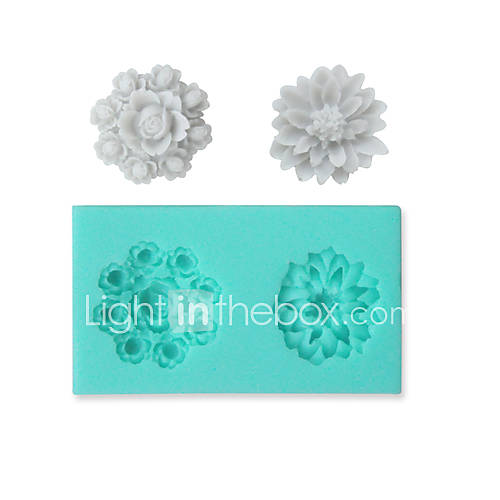 Soft Silicone Cake Decorating Mold Flower Shape