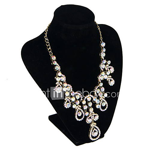 Shining Silver Plated Crystal Wedding/Party Jewelry Sets(Earring5cm)