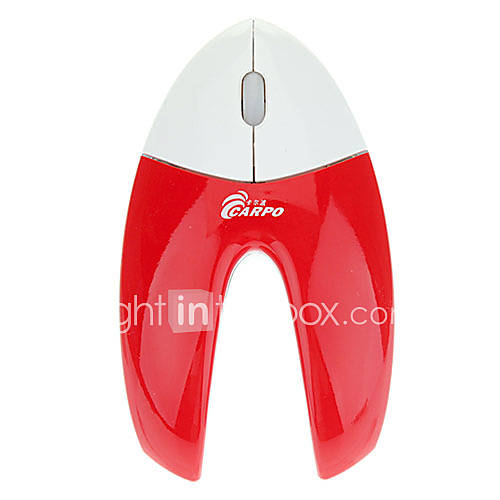 CAPRO V5 2.4G Wireless Optical Mouse (Red)