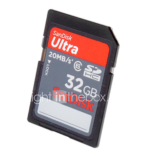 SanDisk Ultra SD Card 32GB Class6 (20MB/s)