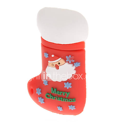 Plastic Christmas Stocking Model USB 16GB