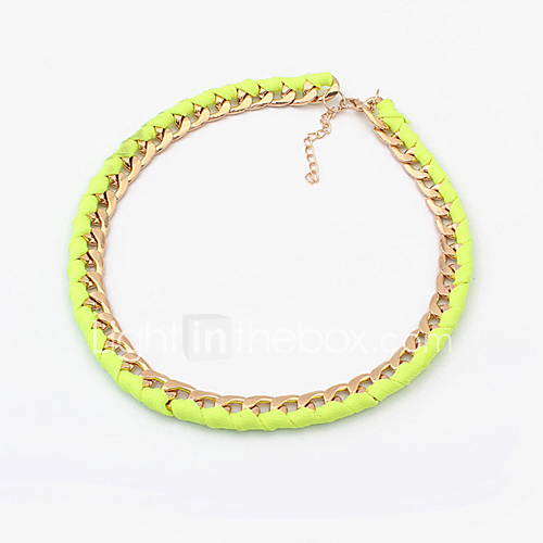 Fashion Neon Color Chain Womens Necklace(More Colors)