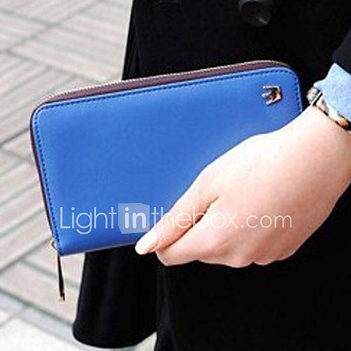 POLIS Womens Blue Korean Cute Fashion Wallet