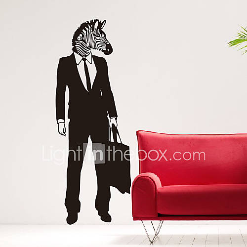 Mr.Zebra Animal Wall Stickers