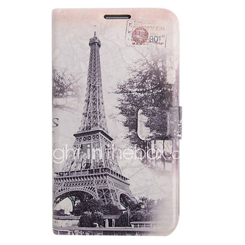 Colored Drawing Forest Irony Leather Case for Samsung Galaxy Note 2 N7100