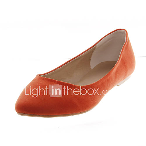 Suede Casual Flat Heel Ballerina Flats (More Colors)