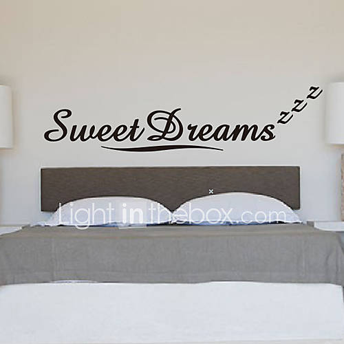 Words Sweet Dream Wall Stickers