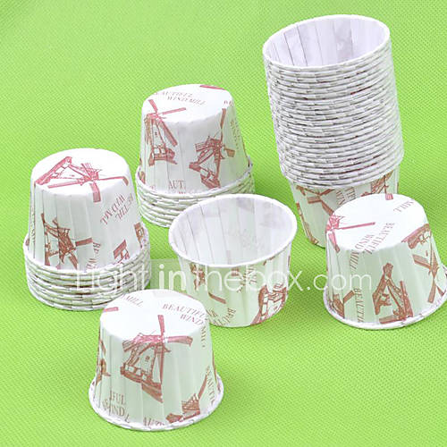 Heat Resistant Cake Cup / Muffin Paper (Set Of 10)