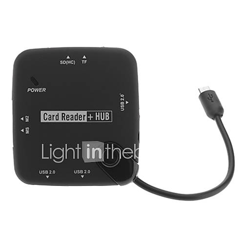 OTG USB Hub and Card Reader