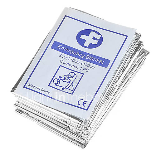 Aluminized Waterproof Emergency Blanket 210 x 130cm