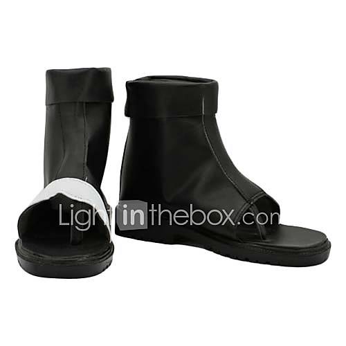 Handmade Naruto Gaara PU Leather Open toed Cosplay Shoes