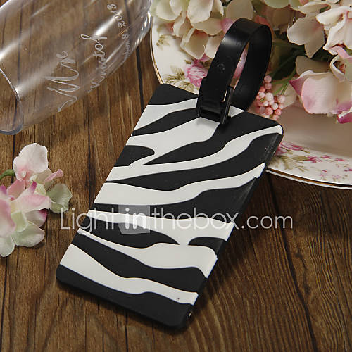 Tag Favors   Zebra stripe