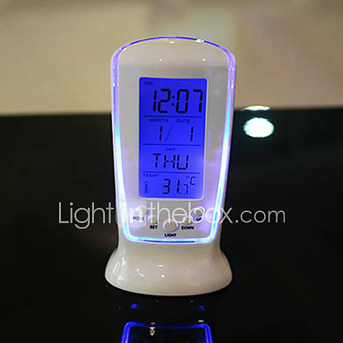 LCD Mutifunctional Display Weather Alarm Clock