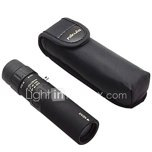 10 3025 Aluminium Alloy Monocular Telescope Gleam Night Vision for Camping