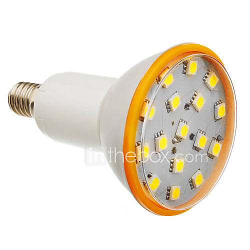 E14 6W 25x5050SMD 450 500LM 6000K Cold White Light King Size LED Spot Bulb (200 240V)