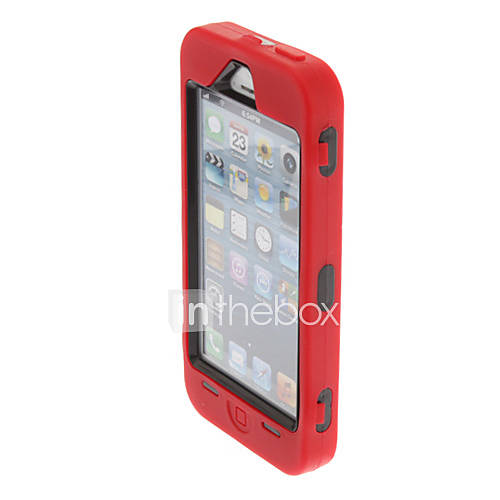 Fashion Dustproof Design Detachable Plastic and Silicone Hybrid Case Cover for iPhone 5/5S(Assorted Color)