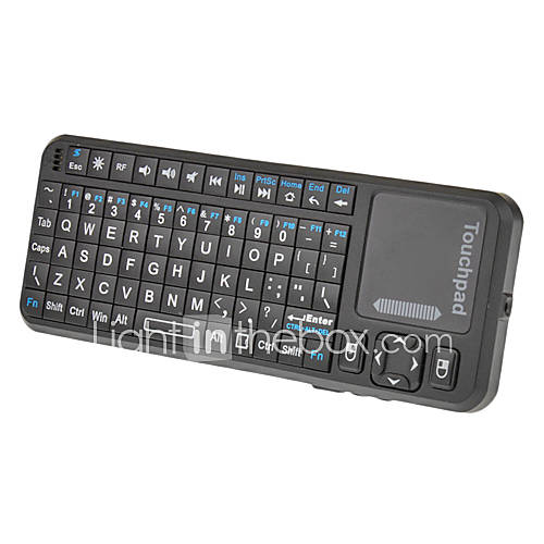 2.4G RF Wireless Handheld Keyboard with Mouse Touchpad for PC/Tablet/Notebook
