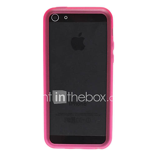 Solid Color Soft Bumper Frame Case for iPhone 5C (Assorted Colors)