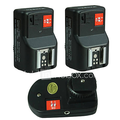 Wansen 2 Receivers Wireless Flash Trigger