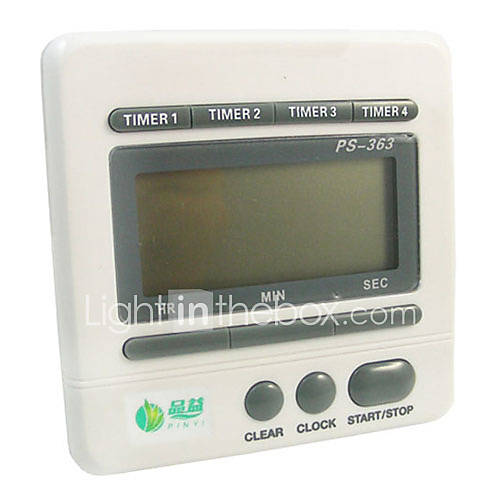 Timer kitchen timer alarm clock reminder countdown four channel 6 Yi 363