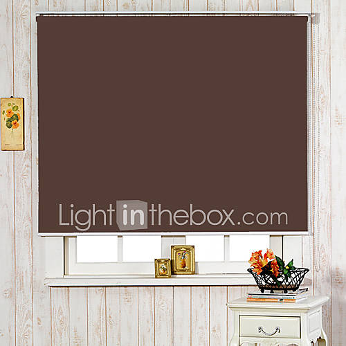 Modern Coffee Blackout Roller Shade