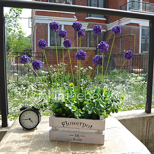 20Lavender Purple Hydrangeas Arrangement With Bar Style Vase