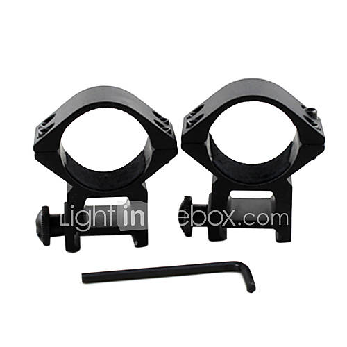 30mm Diameter Double Ring High Rifle Scope Mount Rail with 21mm Weaver Rail