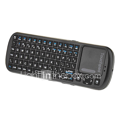 2.4G RF Wireless Handheld Keyboard with Mouse Touchpad for PC/Tablet/Notebook