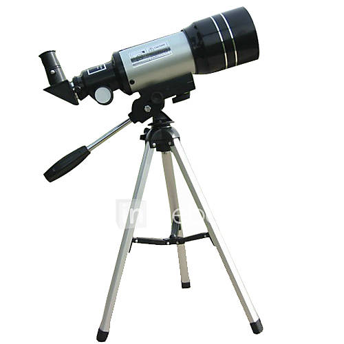 Refractive Astronomical Telescope 300/70mm Monocular Space Spotting Scope with tripod for Camping