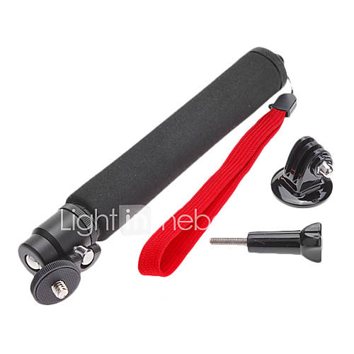 Extendable Handheld Telescopic Monopod Holder Wand For CameraGopro tripodScrew