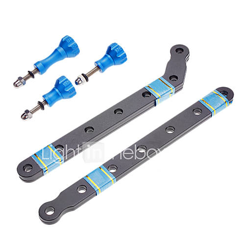 Blue TMC Aluminum Alloy Extension Arms Mount Screw for Gopro HD Hero2 Hero3 cwo