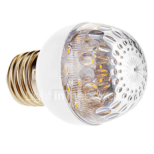 E27 1W 20 LED 80LM 2900K Warm White Light LED Globe Bulb (200 240V)