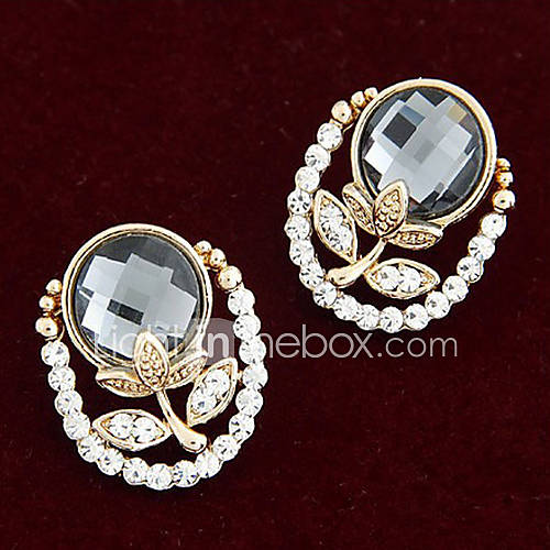 Pretty Alloy With Rhinestone Earrings For Women(Ramdon Color Delivery)