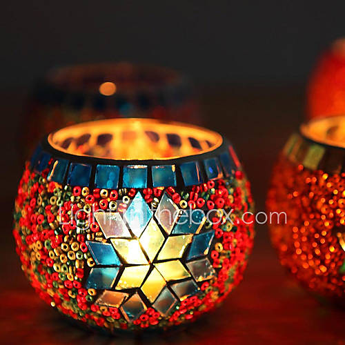 4.5Diamond Style Pub Glass Candle Votive