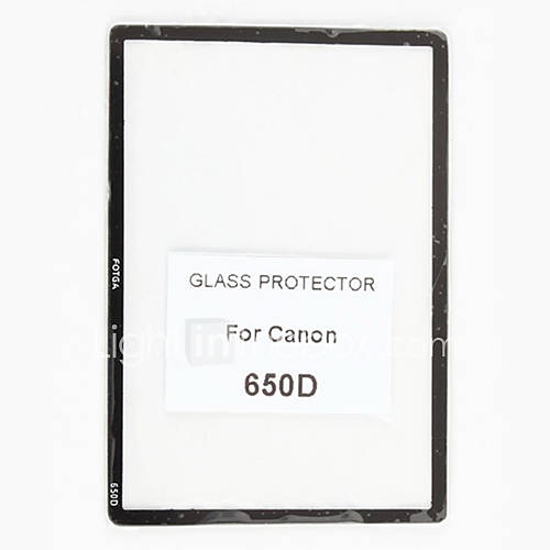 Fotga Premium LCD Screen Panel Protector Glass for Canon EOS 650D